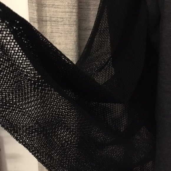 NWOT Catch of the Day Asymmetrical Jersey and Fishnet Lined Top - Picture 5 of 8